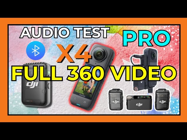 Insta360 X4 + DJI Mic 2 Full Audio Tests - (In Full 360)