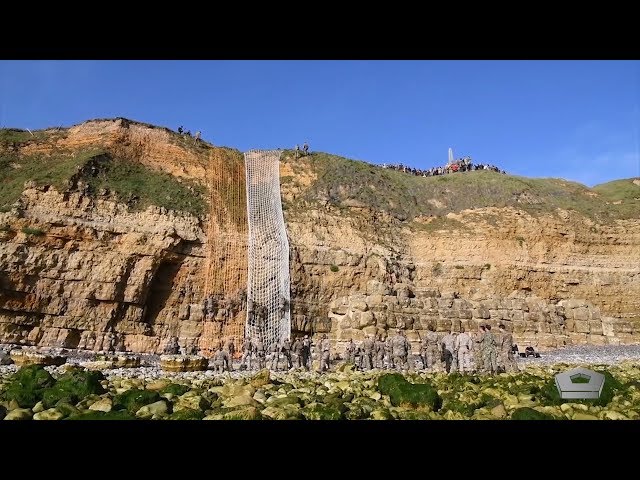 Rangers Climb Pointe du Hoc 75 Years Later