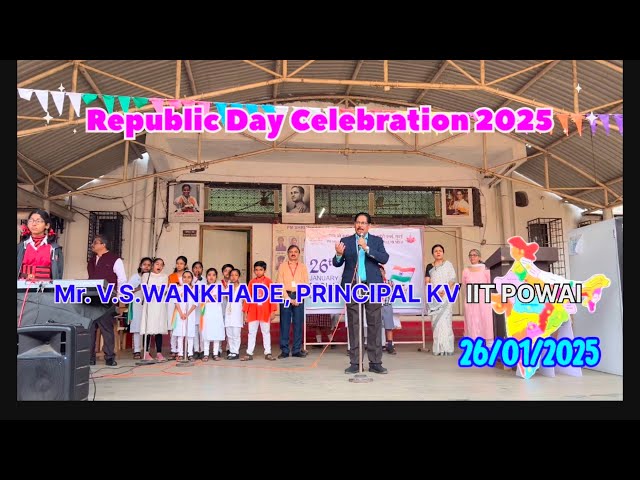 PRINCIPAL, MR. V.S.WANKHEDE SIR ADDRESSED SCHOOL ON THE OCCASION OF “REPUBLIC DAY OF INDIA” | #kvs