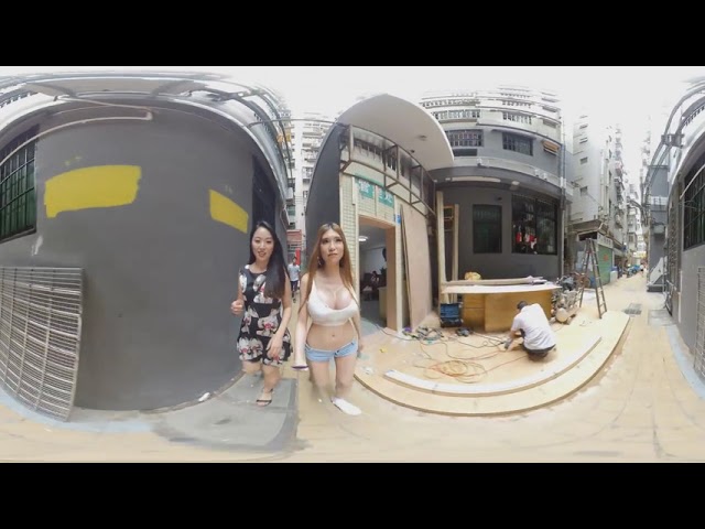 Shenzhen 360º  Alleys of Gangxia  a less affluent neighborhood w Cymye! 360º VR