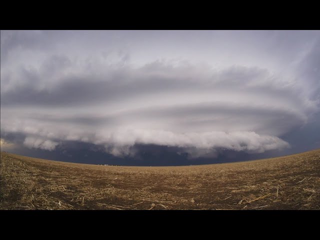 Incredible Supercell Structure in Southwest Kansas (GoPro Time Lapses) - May 21, 2020