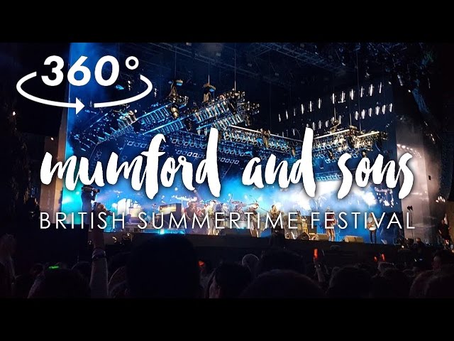 BEST GIG EVER in 360 // MUMFORD AND SONS, BST