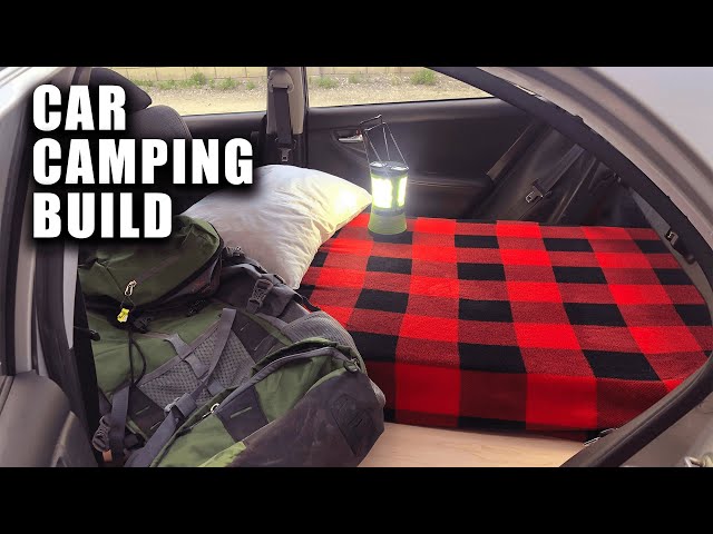 DIY Car Camper Build - 2003 Toyota Corolla (Includes Plans)