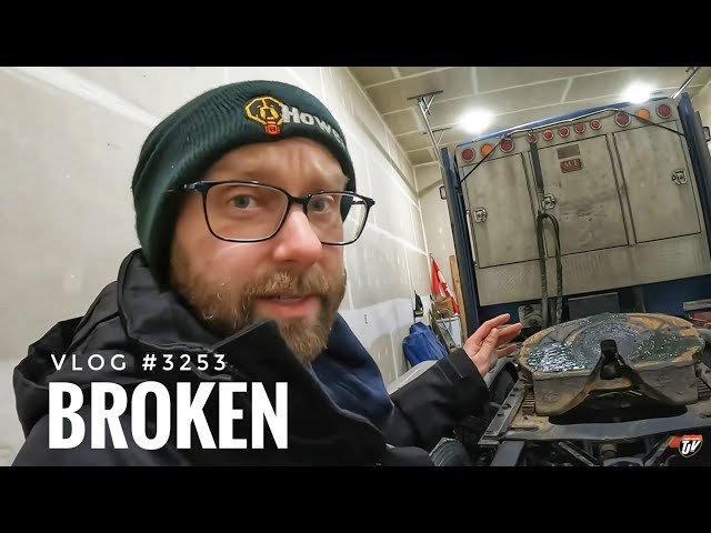 BROKEN | My Trucking Life | Vlog #3253