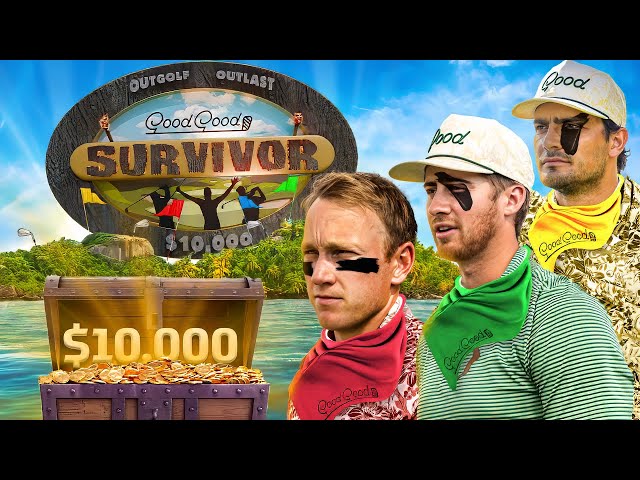 Last Golfer to Leave Island Wins $10,000 | Good Good Survivor Ep. 1