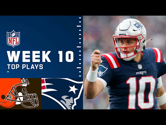 Patriots Top Plays from Week 10 vs. Browns | New England Patriots