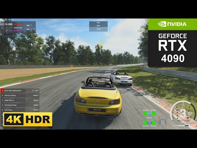 Assetto Corsa EVO | RTX 4090 24GB (4K Maximum Settings DLSS ON) 4K HDR