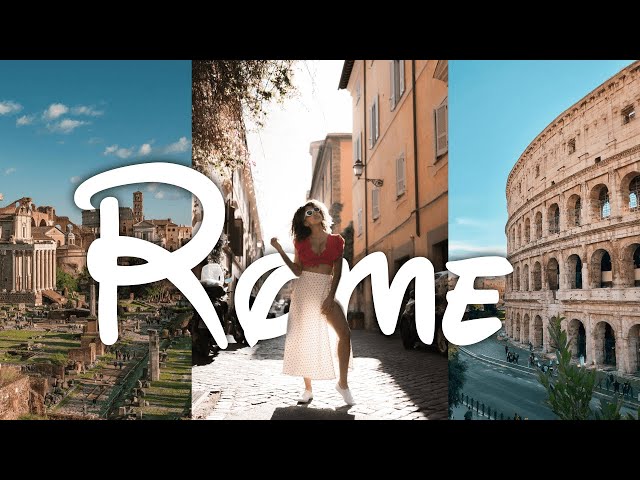 Rome 4K, Italy 🇮🇹 | Relaxation travel film with calming piano music for yoga and mediation