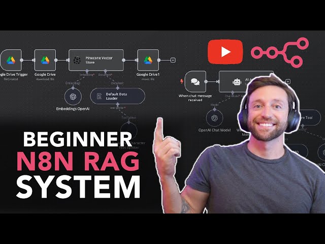 The BEST (and easiest) Tutorial To Learn n8n - RAG AI Agents And Vector Database