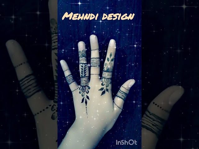 Mehndi design# beautiful ☺️ and easy ☺️design | back hand design# 🥰 #shorts# #design# #artisttanu#😍🤩