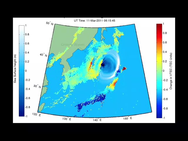 GTEWS - Tsunami detection by GNSS caused by Tohoku earthquake