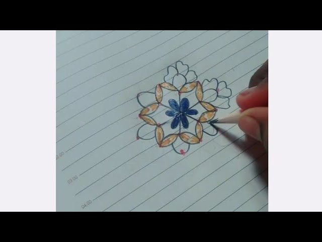 5🎆3 dot rangoli