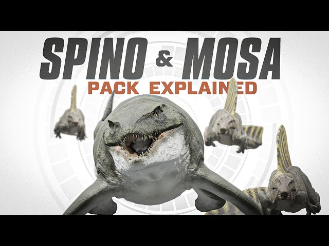 Jurassic World’s Spino and Mosasaur Pack EXPLAINED