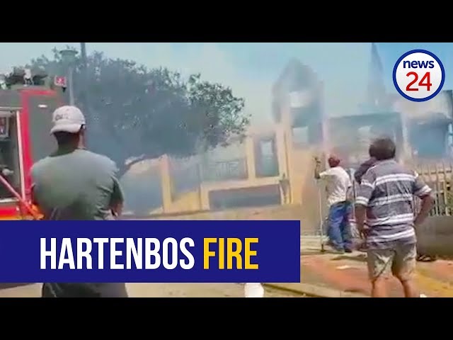 WATCH: Video shows razed homes after fire sweeps through Hartenbos, Mossel Bay