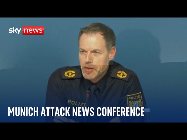 German police news conference after Munich car attack