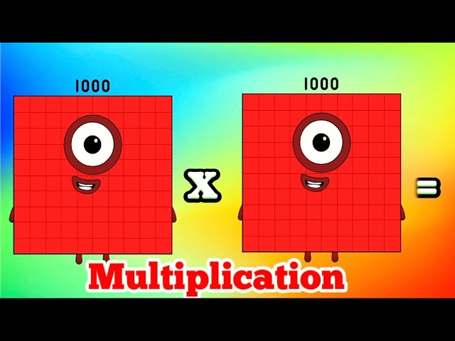 MULTIPLICATION OF NUMBERBLOCKS BIG NUMBERS | MULTIPLYING GIANT NUMBERS | hello george