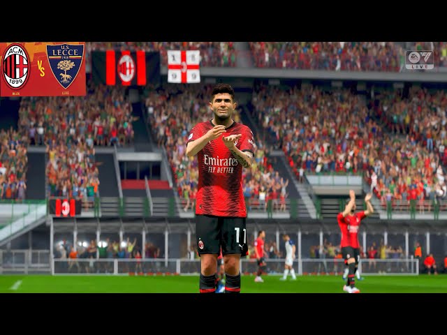 FC 24_ AC Milan vs. U.S. Leece - Lega Serie A 23/24 Full Match at the San Siro | PS5™ [4K60]