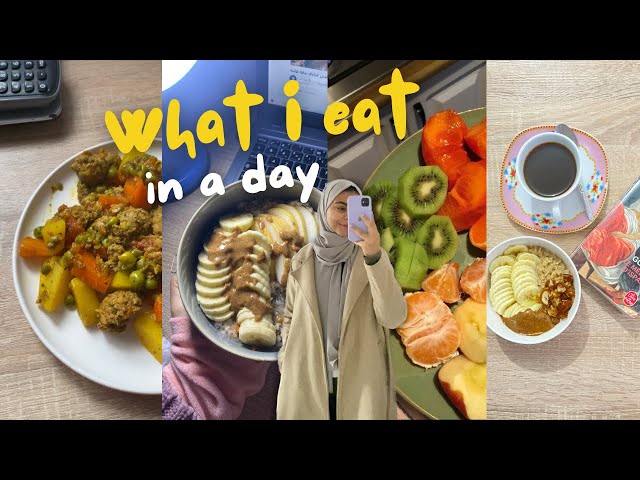 #vlog what I eat in a day | أفكار أكل صحي، الجزء الثاني لفيديو بناء عادات صحية 🫶