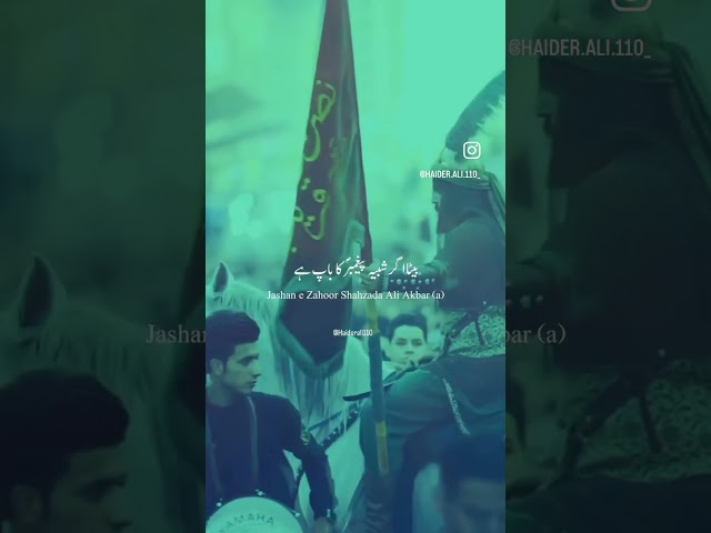 Poetry Ali Akbar As 11 shaban #karbala #duet #nohahazratabbas #islamicpreacher nadeemsarwar