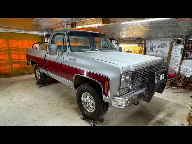 Final stretch restoration on a 1979 Chevy SQUAREBODY truck.