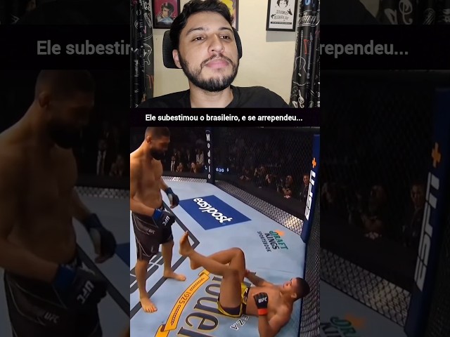 A luta mais dura da carreira do lobo até aqui! 🇧🇷🔥 #mma #ufc #luta