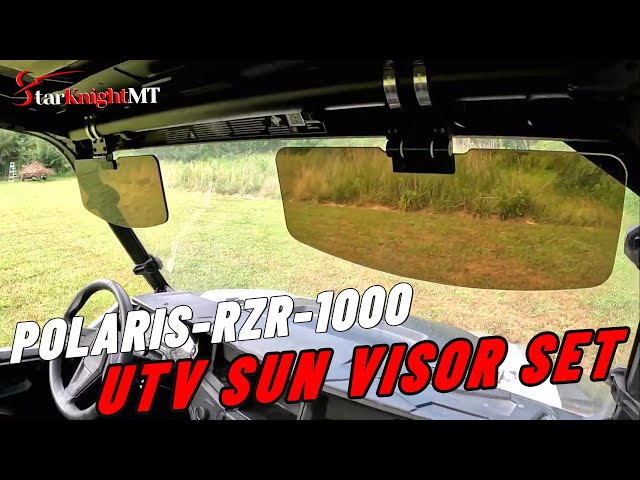 Upgrade Your View- UTV Sun Visor for Roll Bars - Installation & Review | #starknightmt