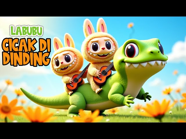 LABUBU NAIK CICAK-CICAK DI DINDING | LAGU ANAK LUCU #labubu #laguanakindonesia