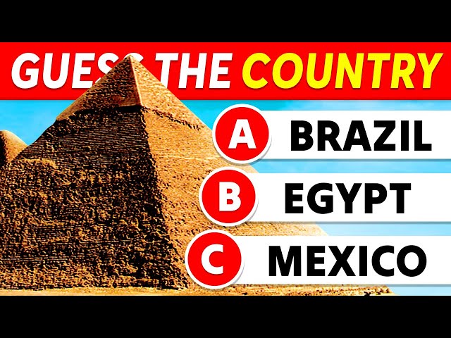 Guess the Country by its Monument | Famous Places Quiz 🗽🏔️