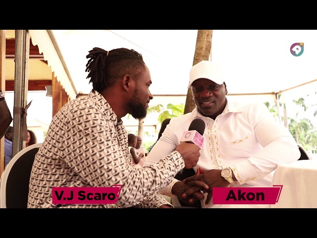 Akon says he came to Ghana to welcome the US celebrities to the country and make them feel at home