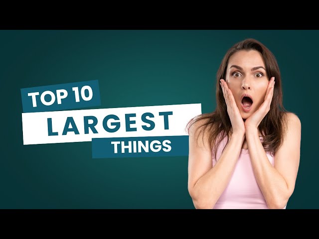 Top 10 Largest Things on Earth - You Won't Believe #1