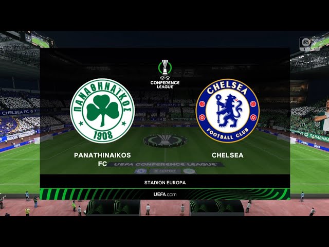 Fc 25 Panathinaikos vs Chelsea UEFA Conference League 24/25 Full Match Gameplay