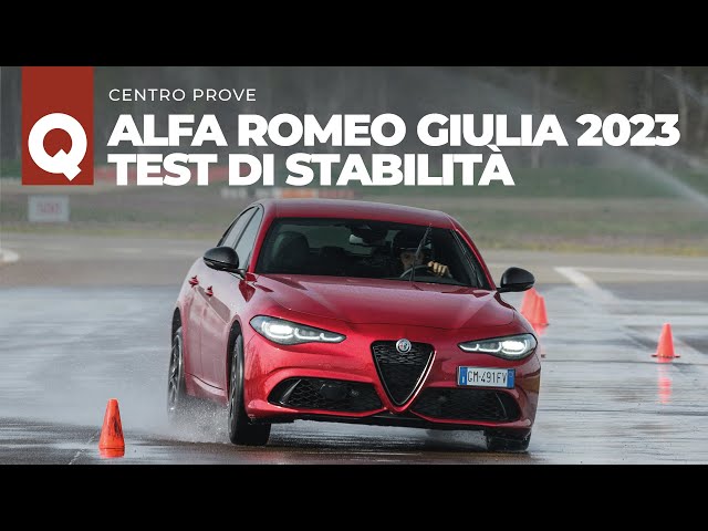 Alfa Romeo Giulia (2023): la prova di stabilità