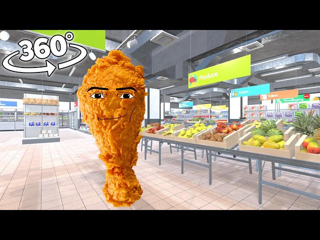 360° VR Gegagedigedagedago in supermarket!