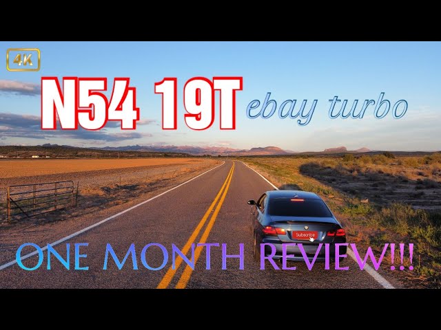 N54 Ebay 19t V4 @26psi!  (One Month Review) (Tuner Pro Changes!!)