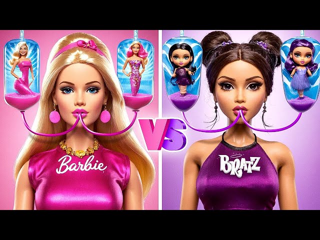 Barbie vs. Bratz! Who will win this extreme doll challenge?