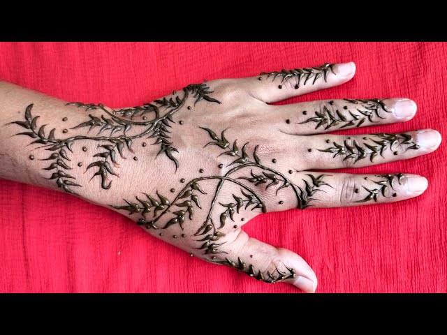 latest mehandi | new mehandi design | simple and beautiful mehandi #kajumehandiart#trending#handmeha