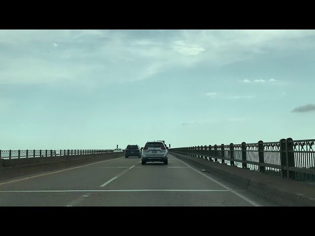 Drive over Lake Charles Bridge in Louisiana | Scary Looking Bridge | He got Heightened Anxiety