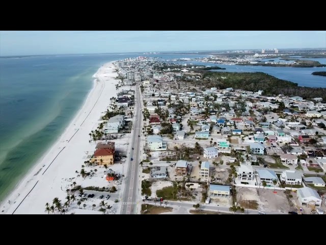 Flight down Estero Blvd Ft. Myers Beach, 12/2024