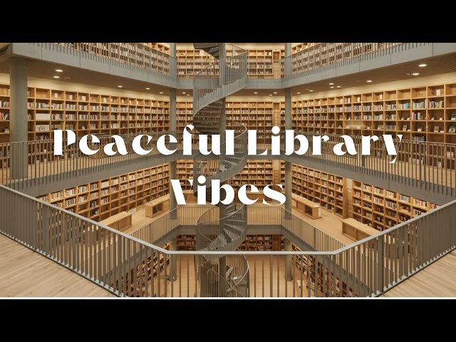 Peaceful Library Vibes 📖Japanese Lofi Mix For Study Music 🎧Calm Relaxation Playlist For Deep Focus