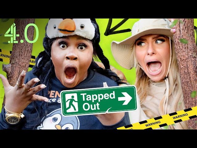 Nella CRASHES Penguin Enclosure at London Zoo! Ft Chloe, Adeola & Mariam | Tapped Out | @channel4.0