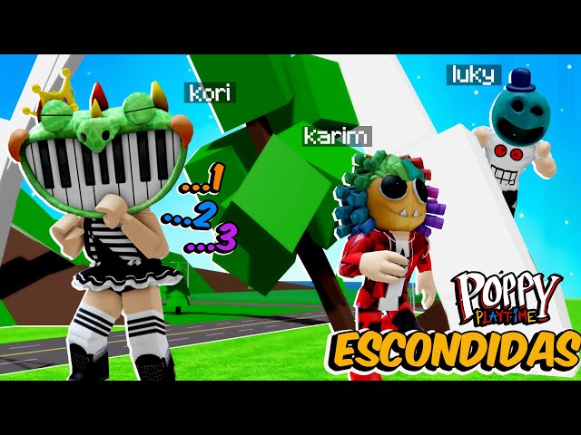 ESCONDIDAS Pero Somos Los PERSONAJES de POPPY PLAY TIME en BROOKHAVEN | Kori Roblox