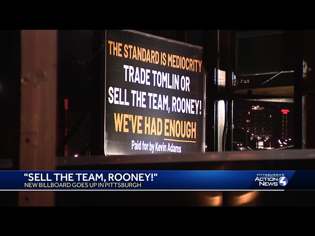 Billboard sends message to Steelers