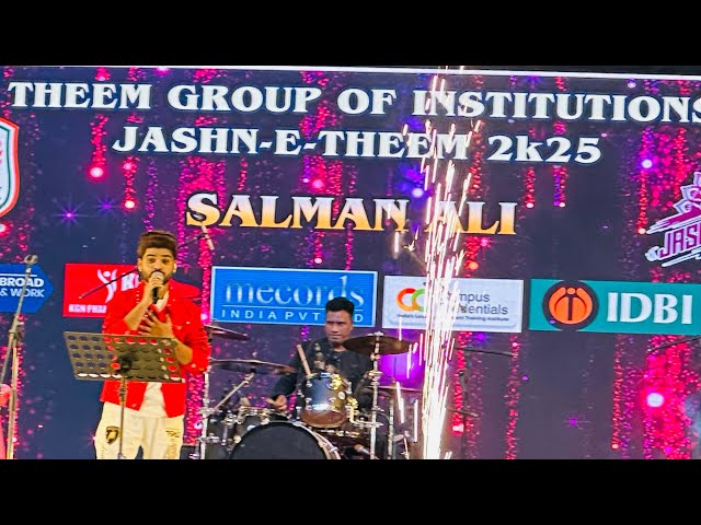 Salman Ali at Theem College||Jashn-e-Theem 2025||#salmanali #college #engineering #anafkhanvlogs