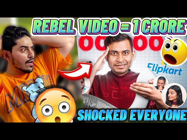 8bit Rebel New Video Revenue 1 CRORE* Joker bhai* & S8UL Shocked😱🚀