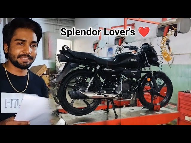 Splendor Lover's 🏍️  || Modified Bike 🥰 || Full Bike Servicing Vlog Video || Yashvant Babu💕