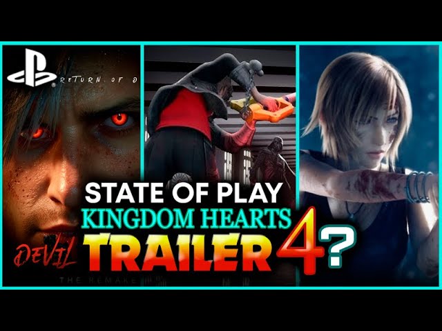 TRAILER de KINGDOM HEARTS 4 en State of Play 2025? Nuevos Parasite Eve, Devil May Cry y Metal Gear!