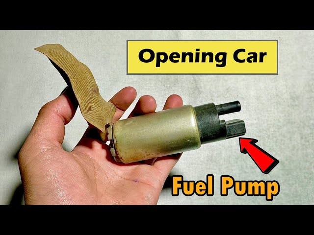 Opening Car Fuel Pump