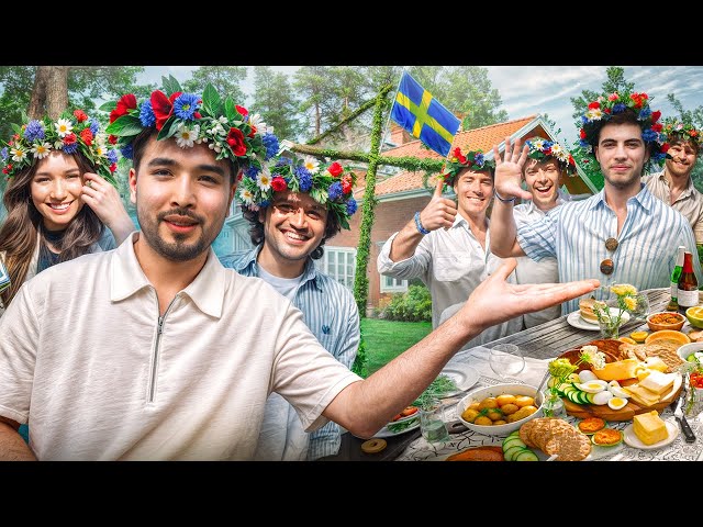 FIRAR MIDSOMMAR MED NYANLÄNDA INVANDRARE.