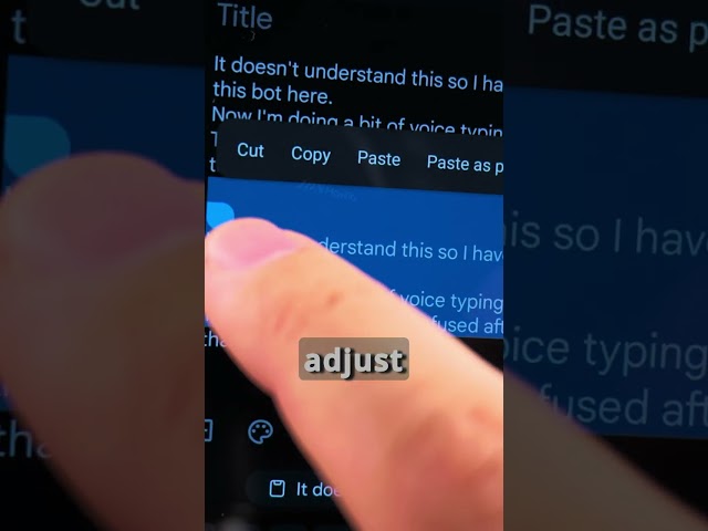 Android How to Copy Paste Cut Select All 6