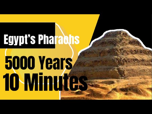 The Rise & Fall of Egypt’s Pharaohs: 5000 Years in 10 Minutes